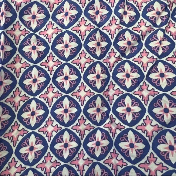 Talbots Plus Petite 2Xp Cotton Floral Pullover 3/4 Sleeve Top Lightweight - Picture 3 of 5